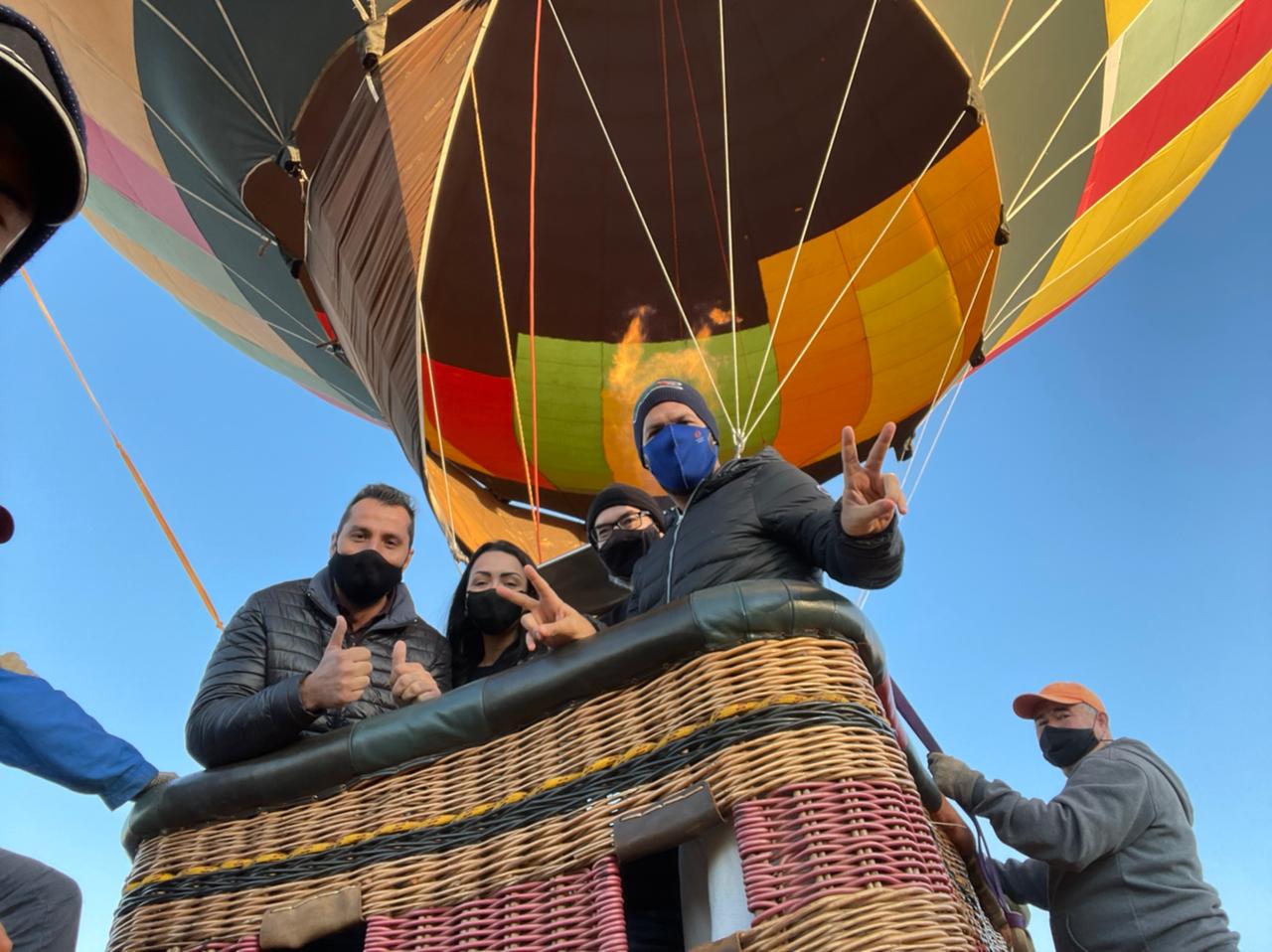 PASSEIO DE BALÃO EM JOAQUIM EGÍDIO